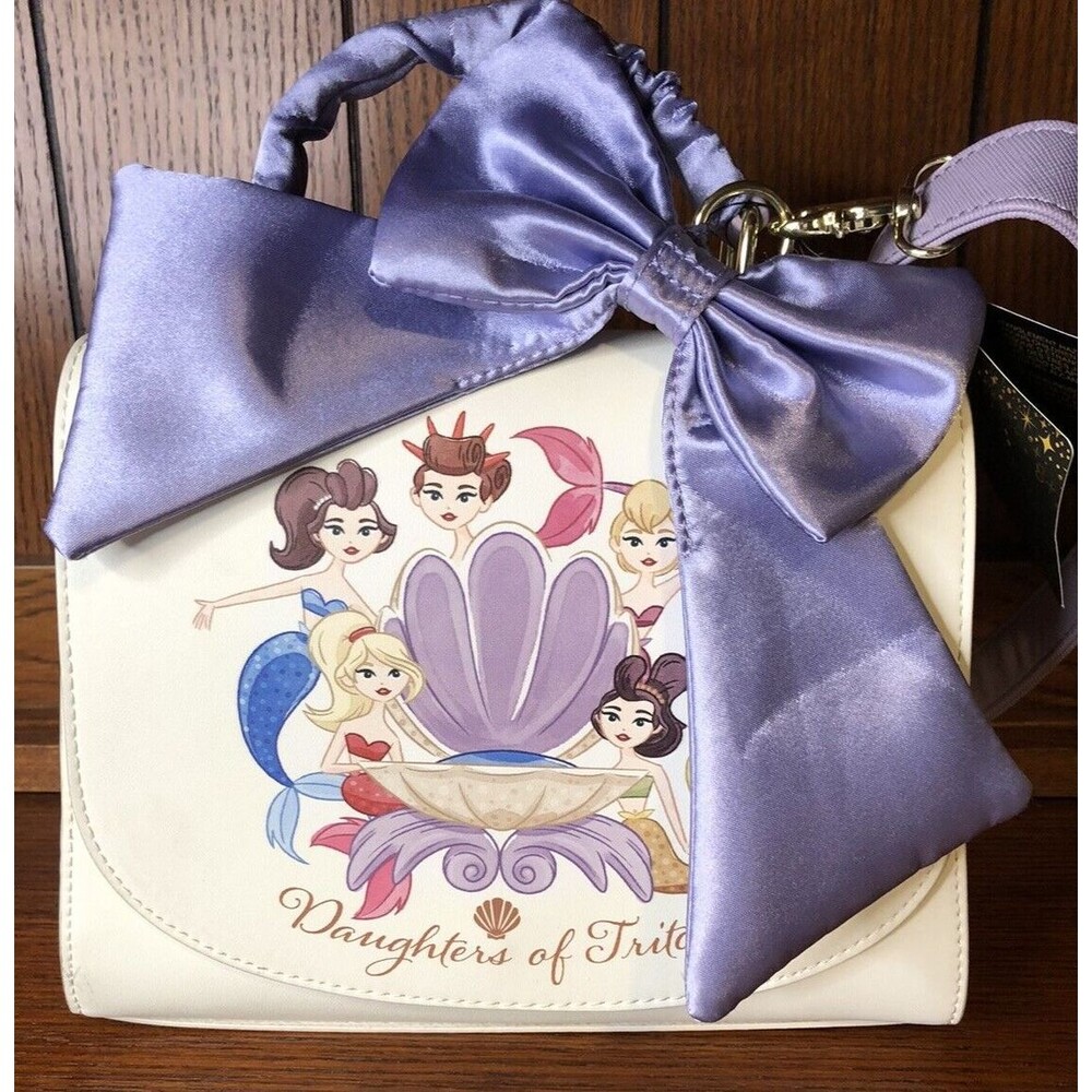 Disney Loungefly Little Mermaid Daughters of Triton Handbag Crossbody New w/ Tag